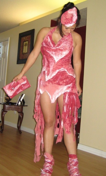 Meat Dress Gown