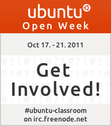 Ubuntu Open Week (11.10): October 17-21, 2011