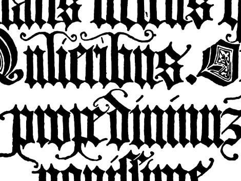 Blackletter or as it's often mistakenly called Gothic or OldEnglish 