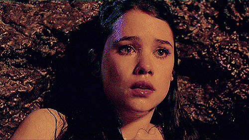 Can you get a GIF with Astrid Berges Frisbey crying being sad Anonymous