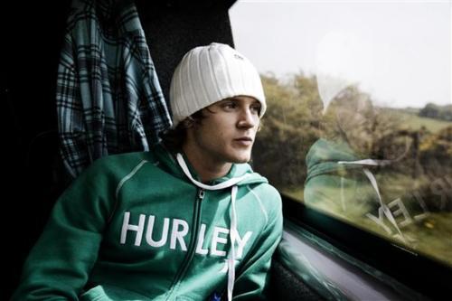 Dougie Poynter's Hurley hoodie from the RA photoshoot 