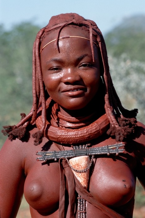 Above A Namibian tribal woman in all her glory