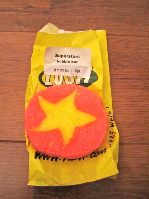 Lush Superstar bubble bar