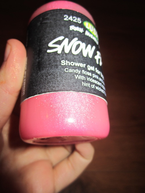 Lush snow fairy shower gel