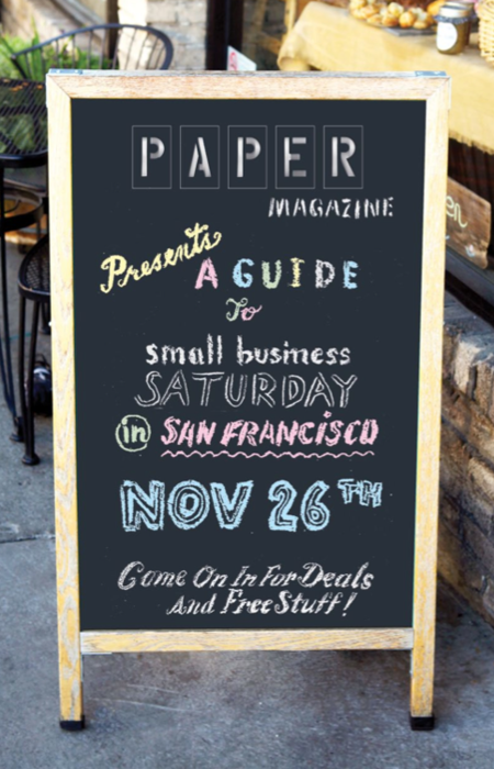 small business saturday papermag american express san francisco guide