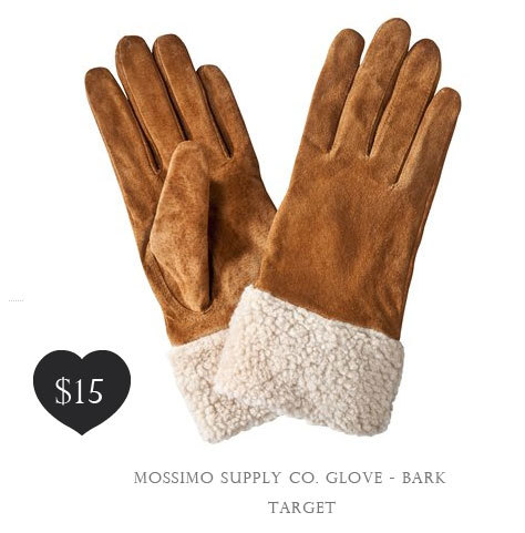 target mossimo supple co. gloves bark
