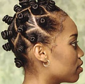 Bantu Knots On Natural Hair