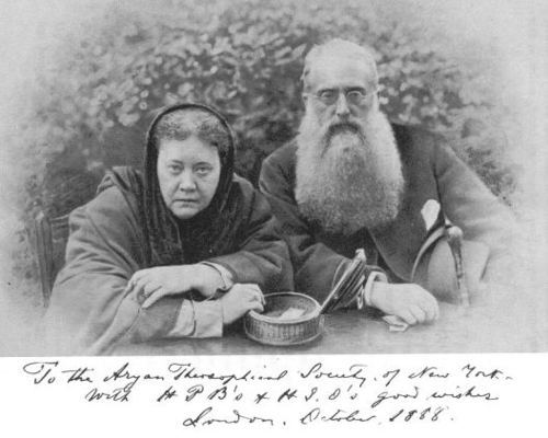 Blavatsky and Olcott in
1888