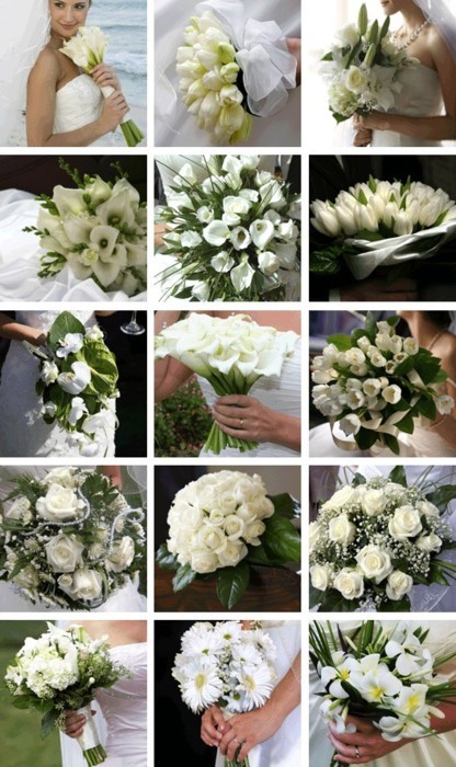 2012 Floral Wedding Trends White is Back
