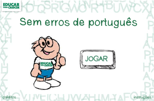 Jogo Sem erros de Português