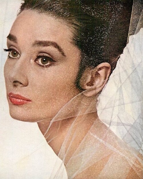 Mrs Audrey Hepburn photographed by Bert Stern for the advertising of the 