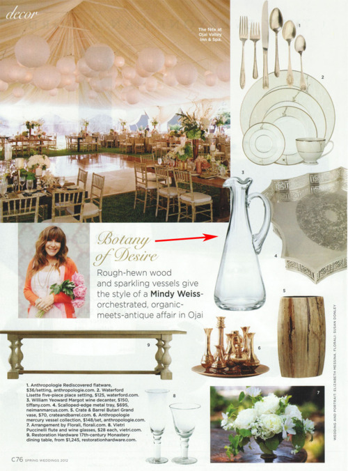Margot at the wedding reception In a C Weddings decor feature 
