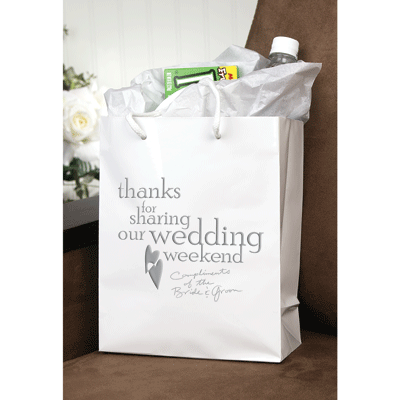 Fun surprises for unsuspecting wedding guests are OOT Out of Town Welcome 