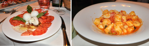 Sorrento Gnocchi and tomato salad in Positano, Italy - Traveling, honeymooning, vacation | Life's Tidbits