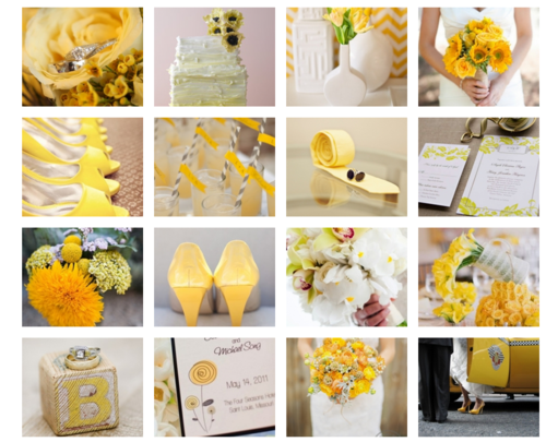 Spring 2012 Wedding Trends Bright Colors wedding color schemes features 