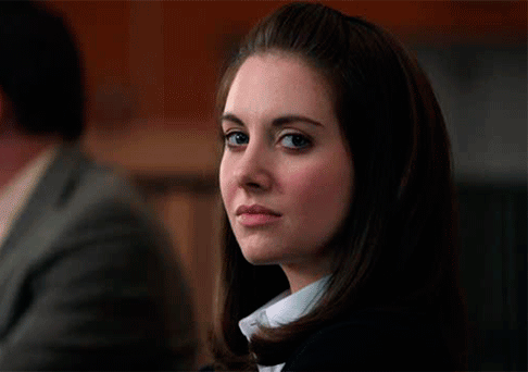 Even when she's terrified and stabbed to death Alison Brie is the hottest