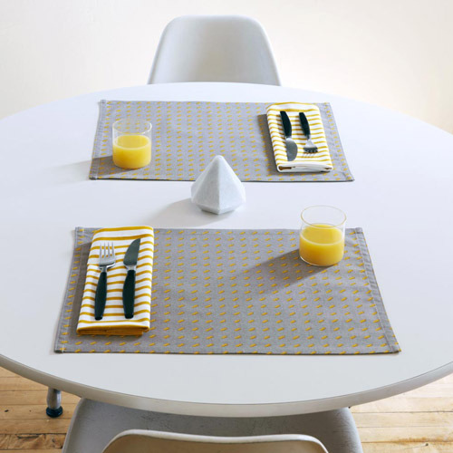unison home table stripe napkins