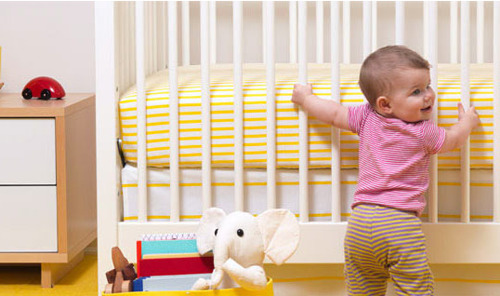 unison home crib stripe sheets baby