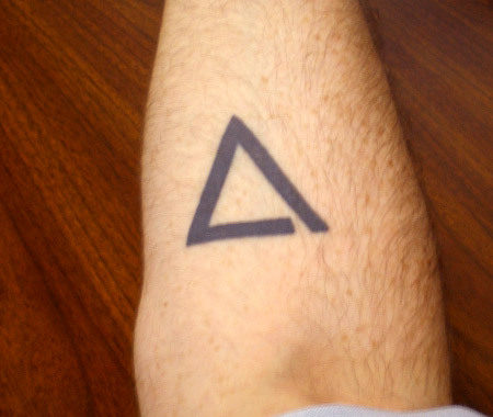 I know how stereotypical triangle tattoos are but they just look so awesome