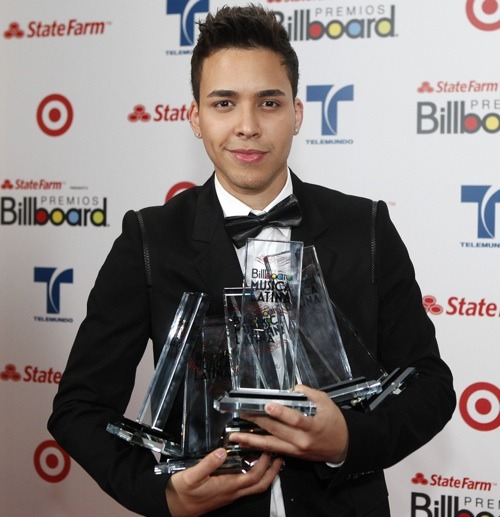 Prince Royce was the top winner of the Billboard Latin Music 2012 along with
