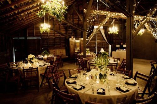And old barn can be the perfect blank canvas for your rustic wedding vision