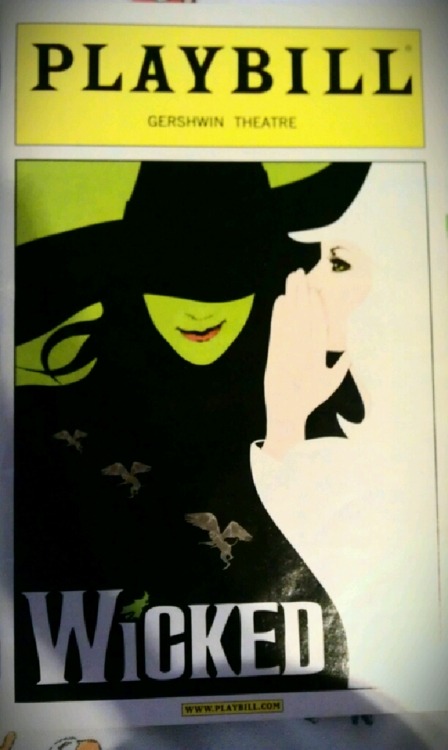 1 Wicked Playbill Starring MEGAN HILTY and PHILLIP SPAETH of NBC's SMASH