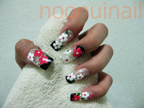 There are a variety of nail art designs available, ranging from subtle and
