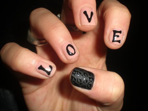 This has given me a great idea to create lettered nail foils.
