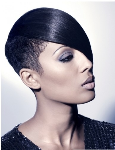 Short Hairstyles for Black Women Shaved Sides