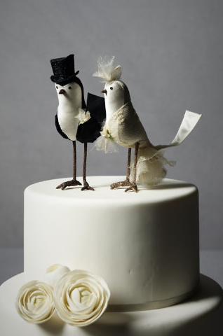  our wedding i fell madly in love with the lovebird cake toppers from 