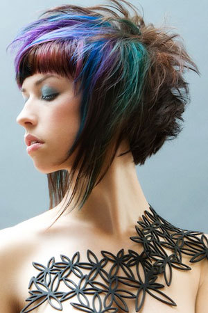 hair styles with color
