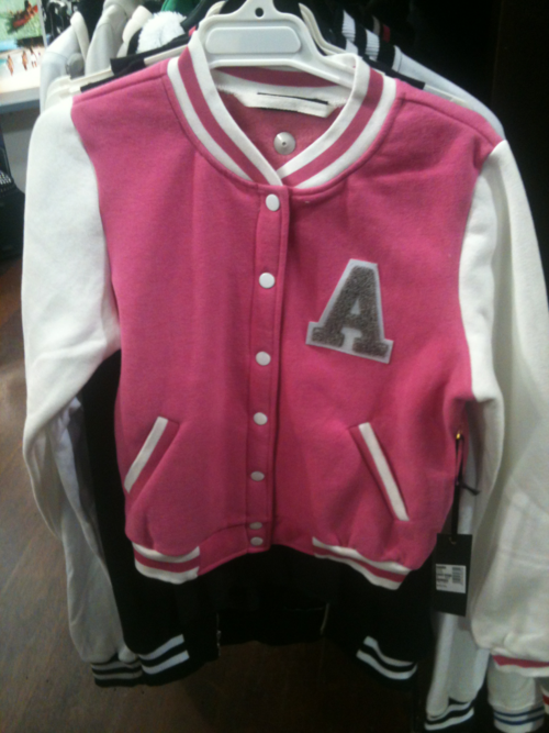 Varsity Jacket Pink