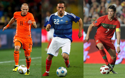Robben, Ribery & Ronaldo