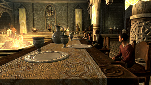 Skyrim's cluttered tables