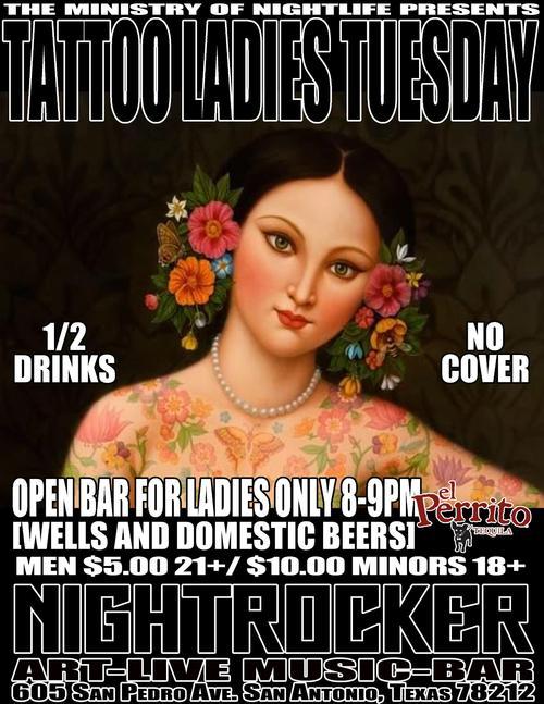 Tattoo Ladies Tuesdays at
