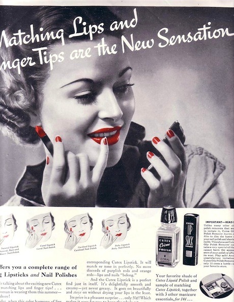 Nail Polish Ads Vintage