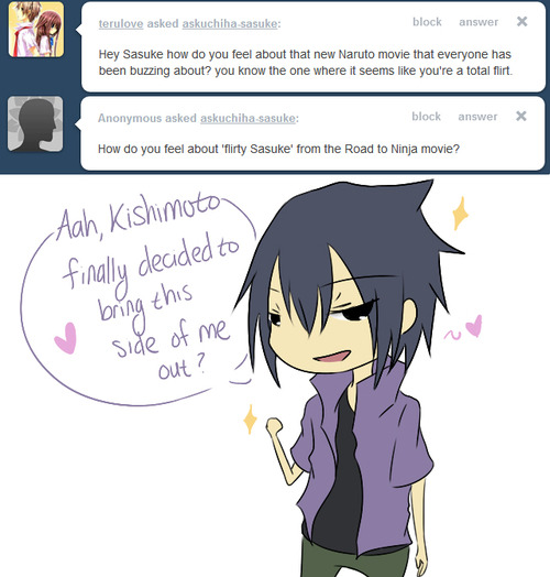 flirty sasuke | Tumblr