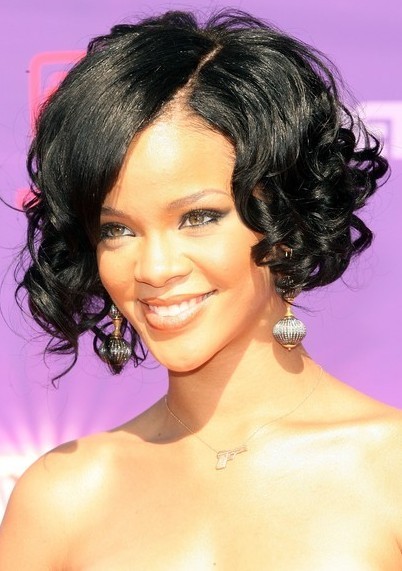 short curly bob hairstyles for african american women