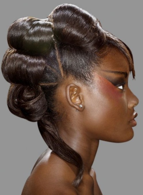 Natural Hair Mohawk Hairstyles for Black Women