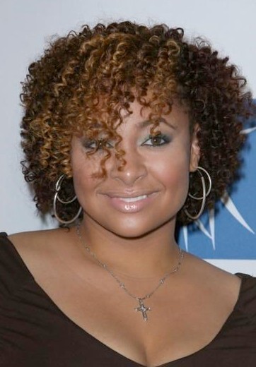 Curly Hairstyles for Round Faces Black Women