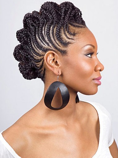 pictures braided mohawk hairstyles black women