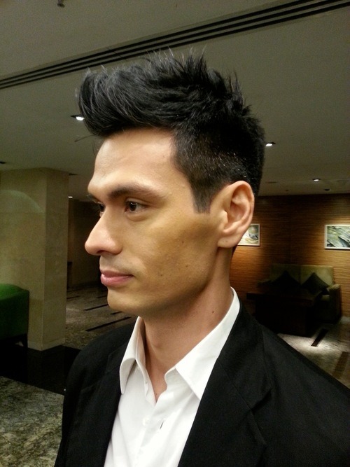 And even male models had amazing hair, thanks to TRESemme.