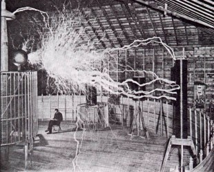 Utah State going to Nicola Tesla. He was the first proposed wireless energy transfer more than a century ago