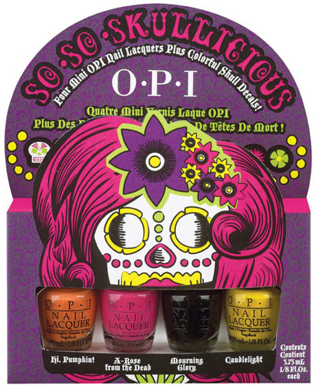 The So So Skullicious set also includes 10 nail decals for instantaneous