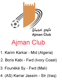 Ajman - 12/13 Foreign Squad Members