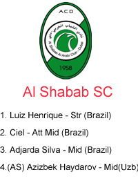 Al Shabab - 12/13 Foreign Squad Members