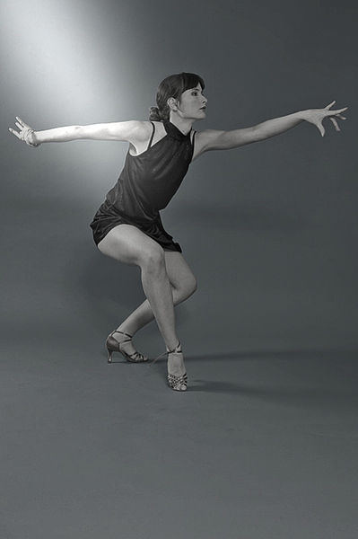 Savinkarova is dancing latin in a Joe Untenecker Choreography