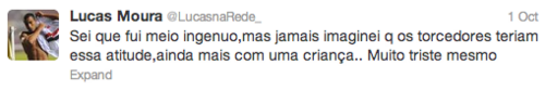 Lucas Moura twitter - Sao Paulo
