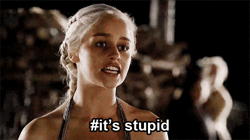 Game Of Thrones Stupid Reaction Gif