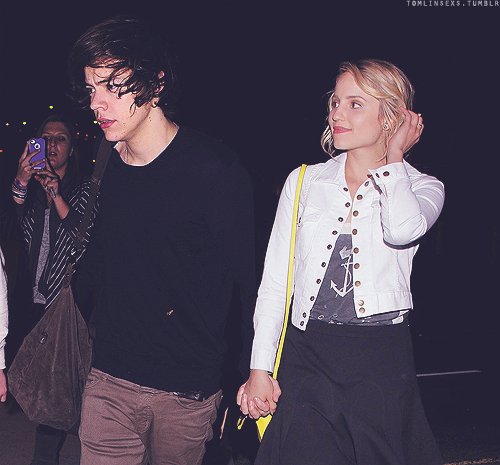 Dianna Agron and Harry Styles